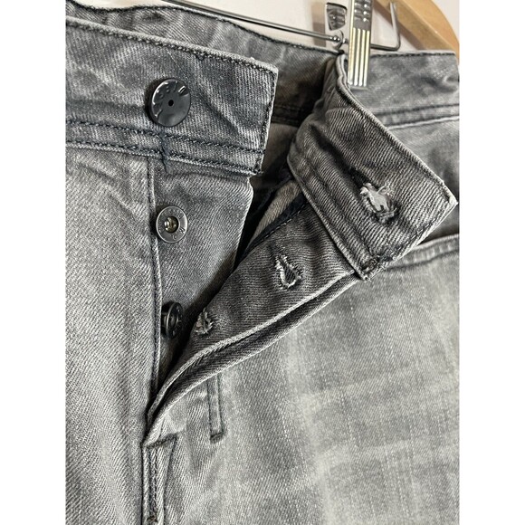 Diesel Men's 31x30 Zatiny Button Fly Straight Gray Denim Jeans WORN HEEL - Picture 7 of 9